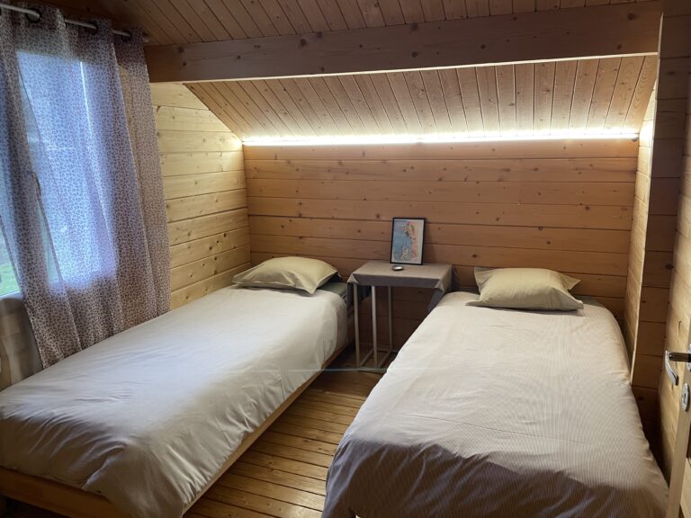 A twin bedroom