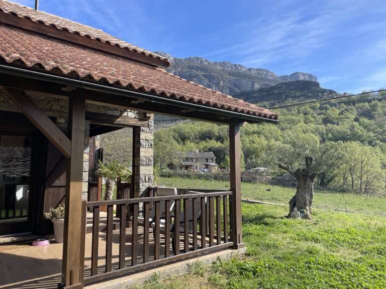 Views from the covered terrace