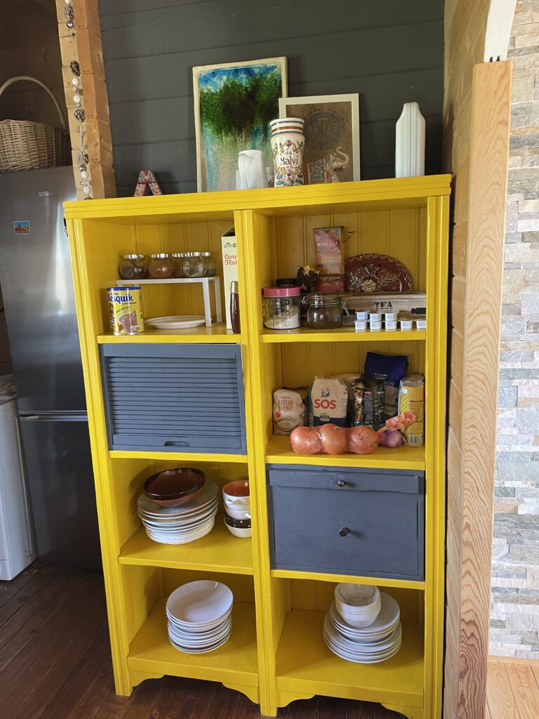 A closer look at the kitchen units